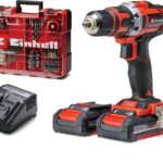 EINHELL Vrtačka AKU TE-CD 18/40 Li + 69 ks příslušenství, 4513934 (2×2 Ah)