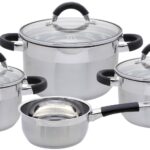 ELO Basic Black Steam Sada hrnců 4 ks, nerezové