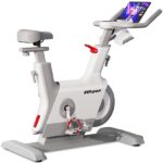 KUBIsport Magnetický cyklotrenažér BC91EK bezdrátový, sebenabíjecí, Bluetooth, bílý