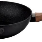 BERLINGERHAUS Pánev WOK s mramorovým povrchem 28 cm EBONY Line Rosewood