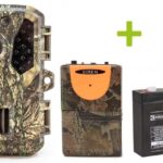 OXE Gepard II, lovecký detektor, externí akumulátor 6V/7Ah a napájecí kabel + 32GB SD a 6ks baterií